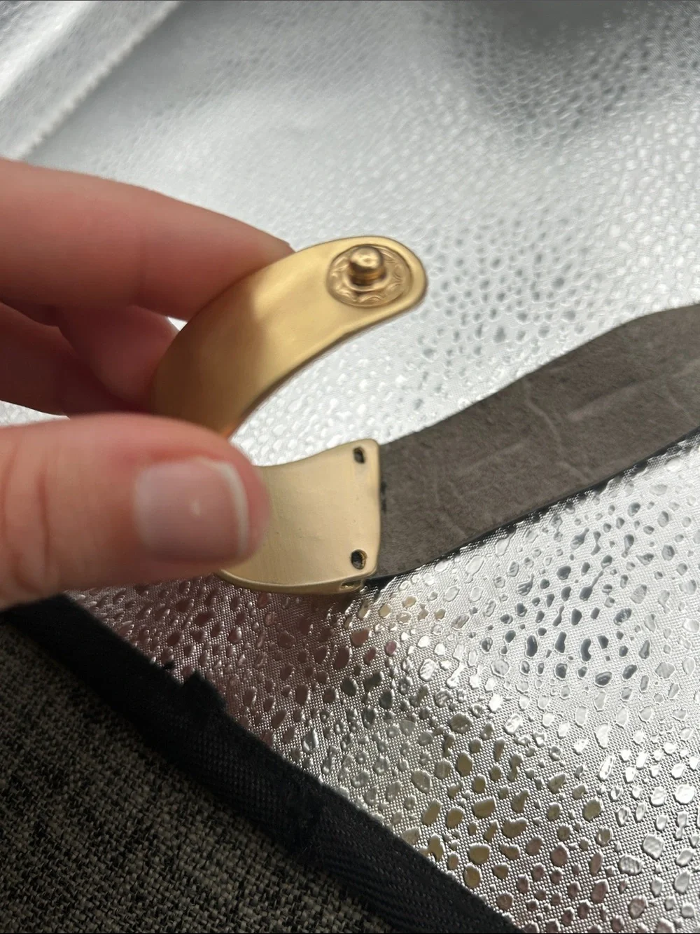 Saachi Wild Ways Metal & Leather Bracelet - Picture 5 of 7
